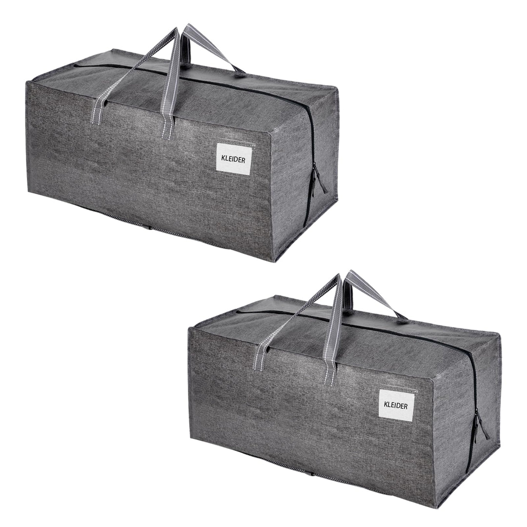 VENO 2-er Pack extra grosse Umzugstaschen mit Rucksackgurten, Umzugshelfer, starke Griffe und Reissv