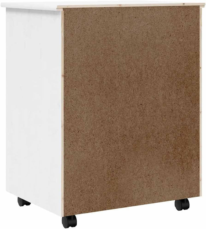 vidaXL Rollschrank, Rollcontainer mit 6 Schubladen, Kommode Schubladenschrank mit Rollen, Büroschran
