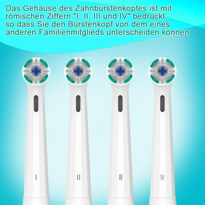 8er IO Sanfte Reinigung Aufsteckbürsten Kompatibel mit Oral B iO Elektrischen Zahnbürstea, Sensitiv
