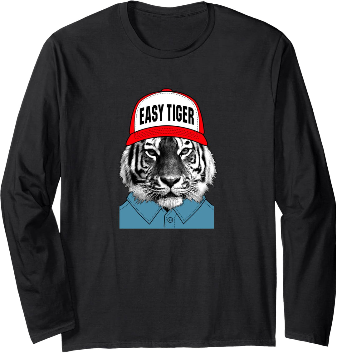 Einfacher Tiger Langarmshirt