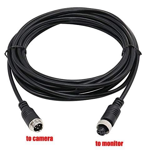 HUACHANG 33ft 10M 4 Pin Aviation Extension Wasserdichtes Kabel für 4 Pin Monitor Truck Van Trailer R