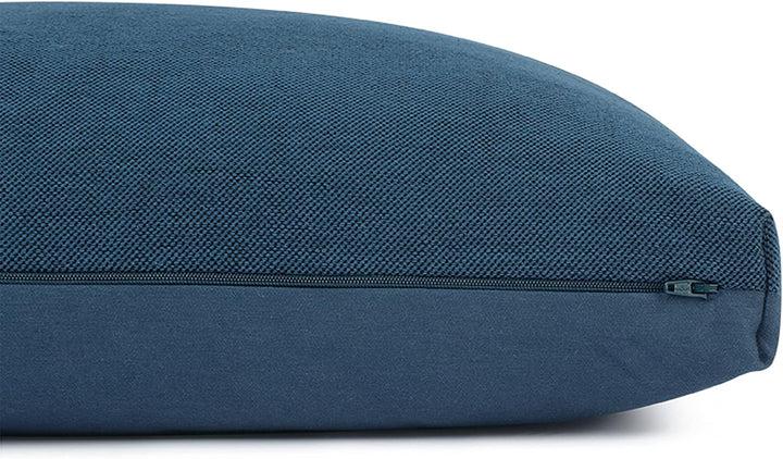 Schöner Wohnen Kollektion Deko Kissenbezug Solo 2er Set - Kissenbezug 38x58 - Dekokissen blau - Kiss