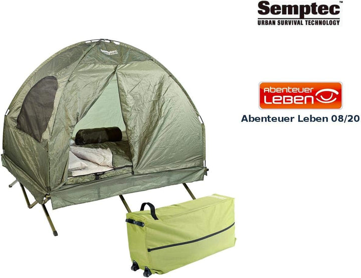 Zelt mit Feldbett 193.5 x 185 x 137 cm, 193.5 x 185 x 137 cm