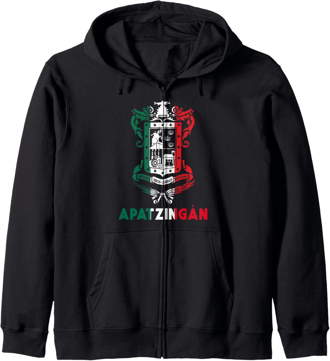 Apatzingán Michoacan Mexiko Escudo Y Lema Arte Emblem Merch Kapuzenjacke