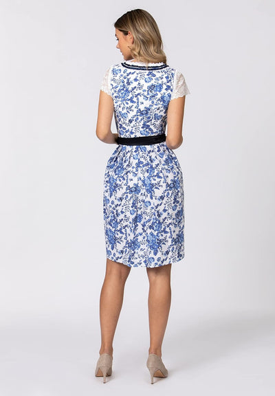 Stockerpoint Damen Dirndl Nikola Kleid für besondere Anlässe, 34 Blau
