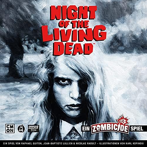 Asmodee Zombicide Night of the Living Dead, Grundspiel, Expertenspiel, Dungeon Crawler, Deutsch, Zom