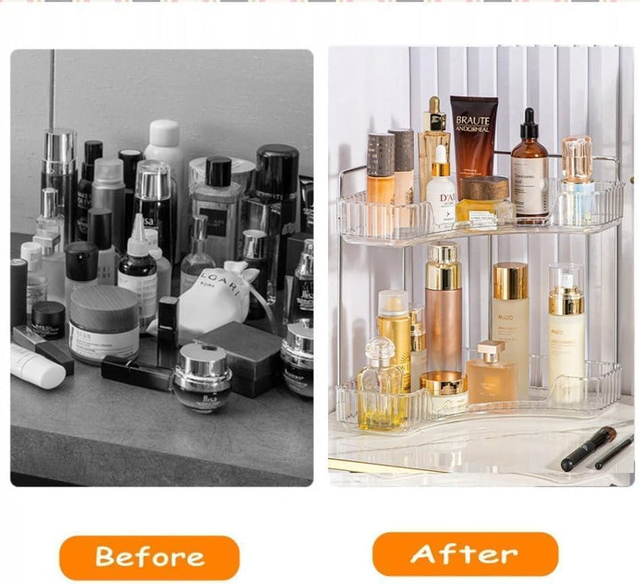 Make up Organizer, Kosmetik Organizer, Parfüm Organizer, Hautpflege Organizer für Bad Schminktisch (