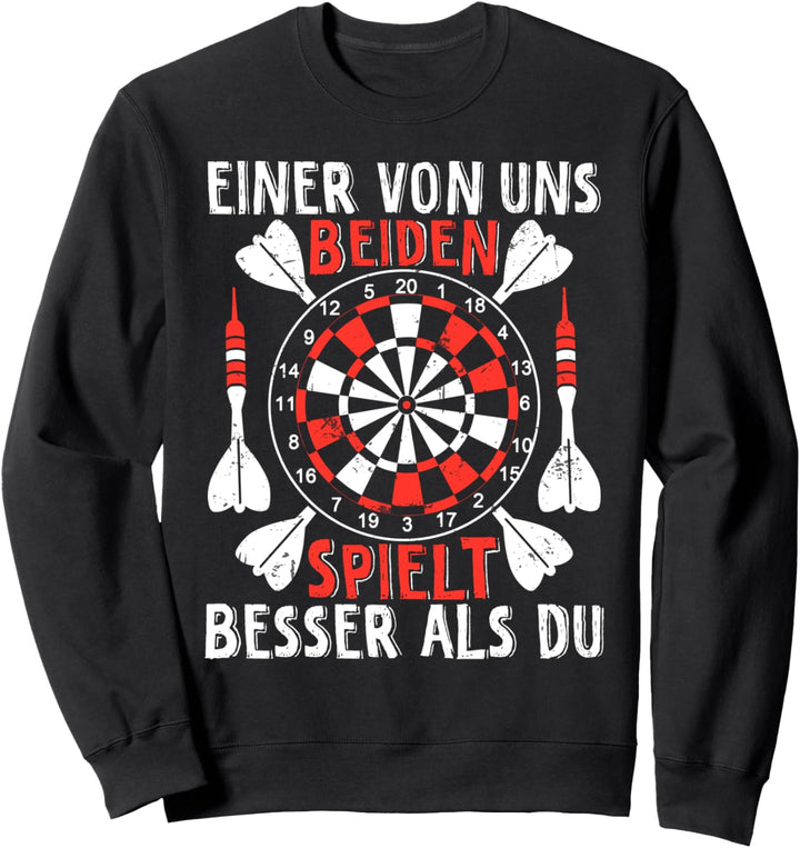 Darts Dartzubehör Trikot Dartspieler Dart Spieler Dart Sweatshirt