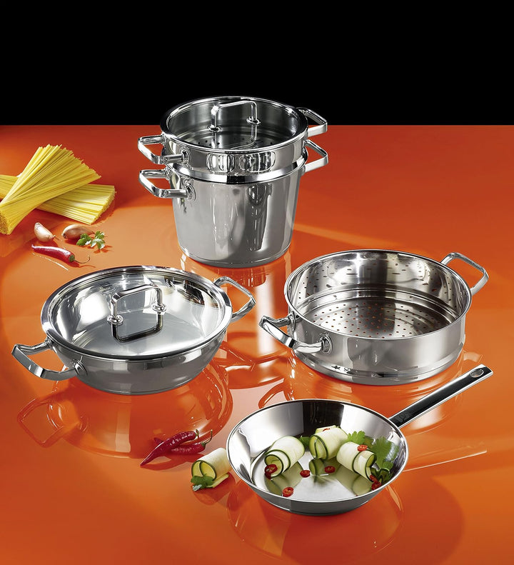 Rohe Germany Conia Schmorpfanne, Edelstahl, Silber, 28 cm