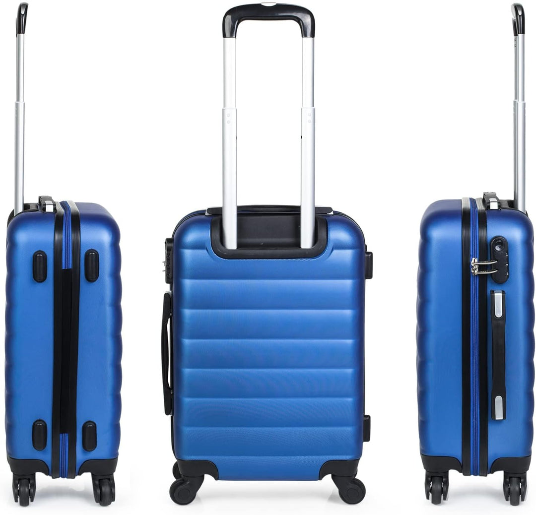 ITACA - Trolley Handgepäck Cabin Trolley Koffer Reisekoffer Hartschalenkoffer mit Zahlenschloss - Ka