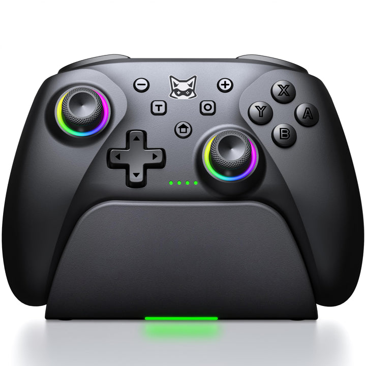 Switch 2 Controller für Switch/OLED/Lite,RGB Lichteffekte Programmierung Pro Controller Wireless mit