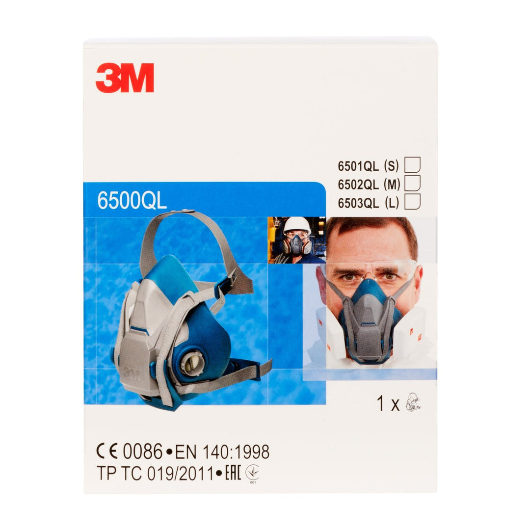 3M Halbmaske, 6501QL, EN-Sicherheit zertifiziert
