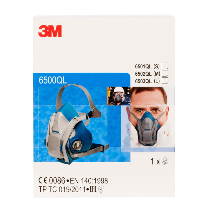 3M Halbmaske, 6501QL, EN-Sicherheit zertifiziert