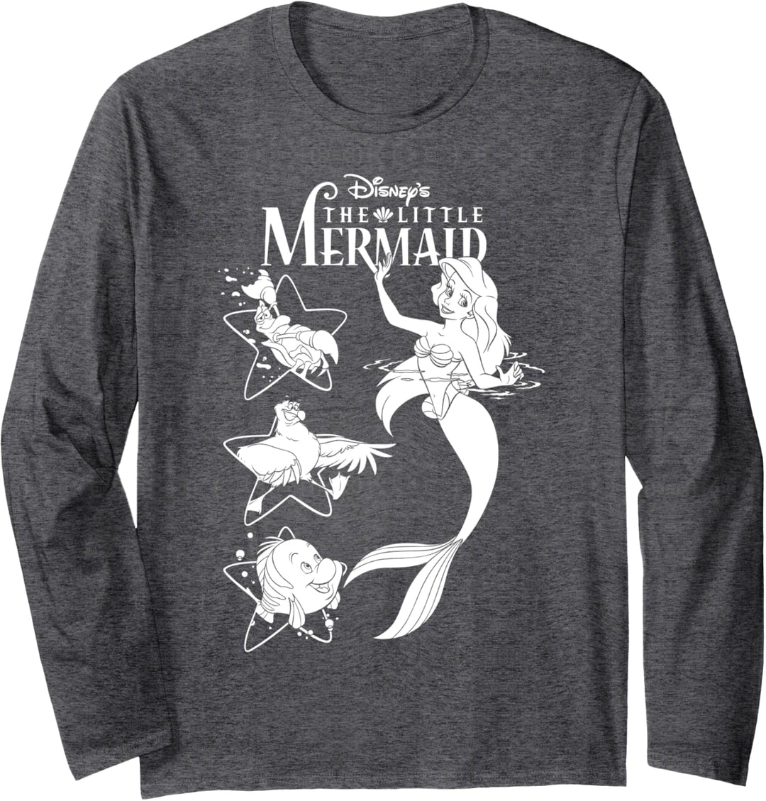 Disney Little Mermaid Friends Under The Sea Langarmshirt