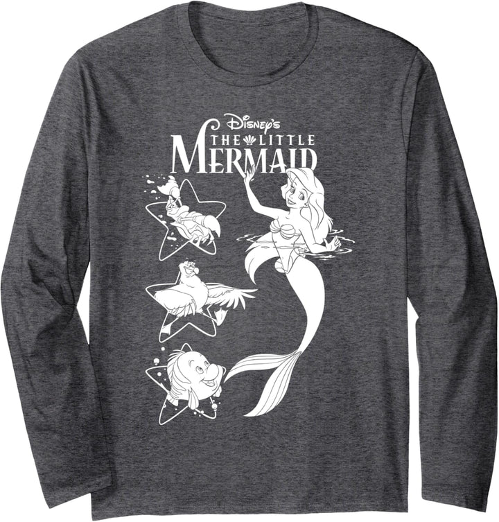 Disney Little Mermaid Friends Under The Sea Langarmshirt