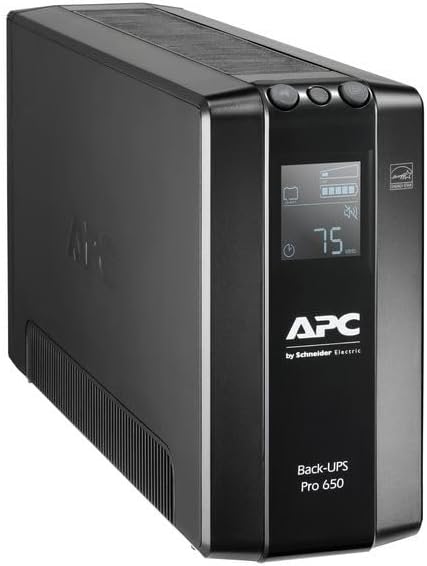 APC by Schneider Electric Back UPS PRO - BR650MI - UPS 650VA Leistung - MI modell (6 IEC Outlets, IE