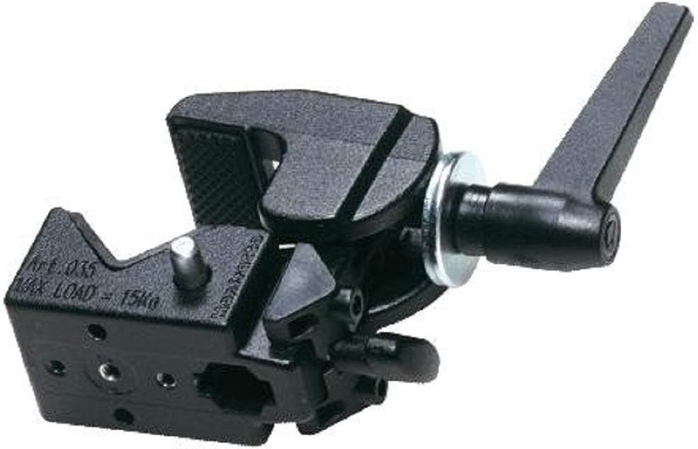 Manfrotto Super Clamp FTC (VE 24 Stck) &amp; Kamera- / Schirmhalterung Bundle mit Schirmhalterung, Bundl