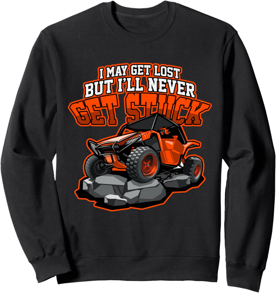 4x4 Geländefahrzeug Bleibe Nie Stecken Auto Offroad Fahrzeug Sweatshirt