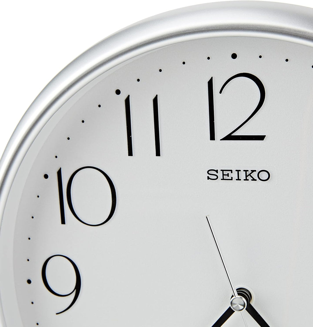 Seiko Wanduhr silber Kunststoff QXA747S Standard Silber, Standard Silber