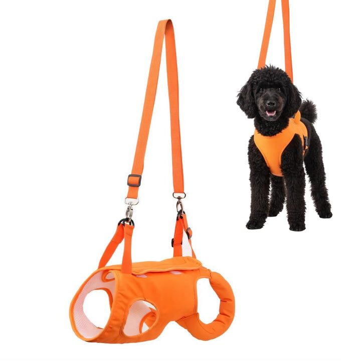 Hundegeschirr, Verstellbare Hundetragegurt mit Gepolstertem Griff, Tragehilfe für Behinderte und ält