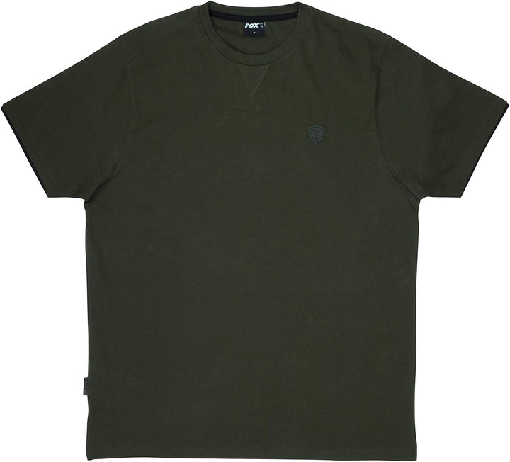 Fox Green Black T-Shirt - Angelshirt, Anglershirt, Shirt für Angler, Tshirt zum Angeln M Schwarz, M