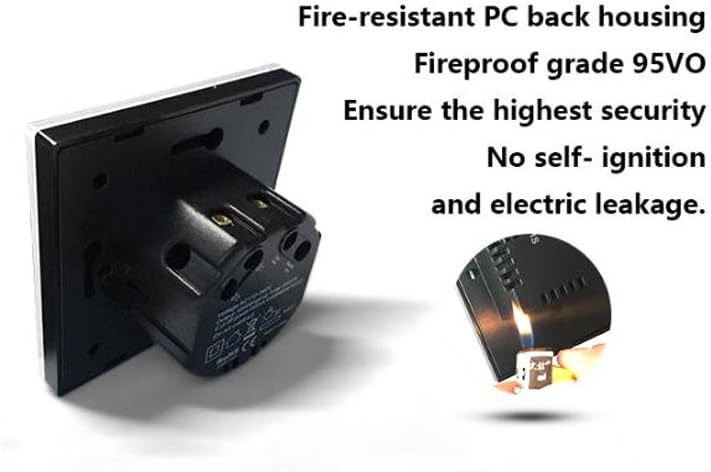 EU Standard 500 W LED Licht Dimmer Schalter Tempered Crystal Glasscheibe Touch Lichtschalter Dimmer