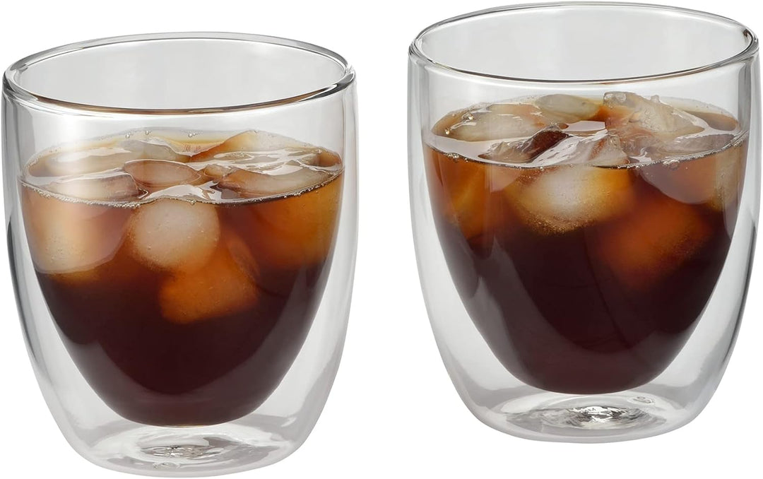 WMF Kult doppelwandige Cappuccino Gläser Set 6-teilig, doppelwandige Gläser 250ml, Schwebeeffekt, Th