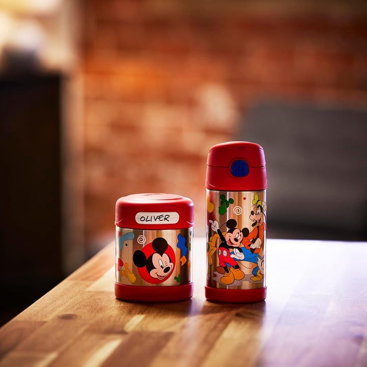 Thermos kids FUNTAINER Thermobehälter für Essen 300ml, Disney Mickey Maus - Edelstahl, absolut dicht