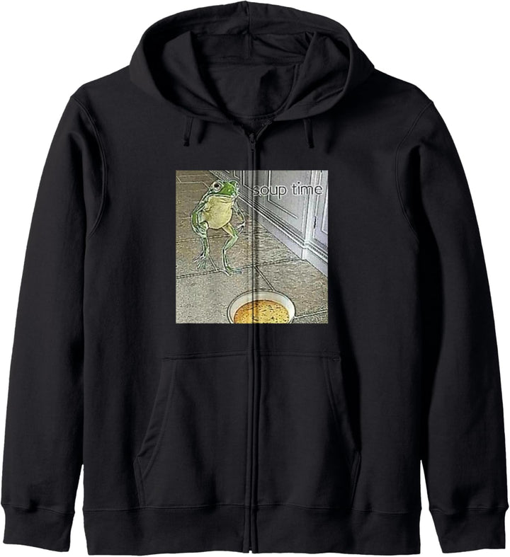 Suppenzeit Meme Frosch Meme Kapuzenjacke