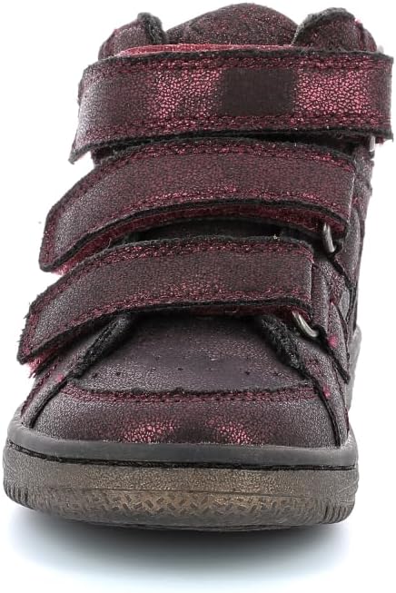 Kickers Unisex Kinder Lohan Sneaker 33 EU Bordeaux Brillant, 33 EU Bordeaux Brillant