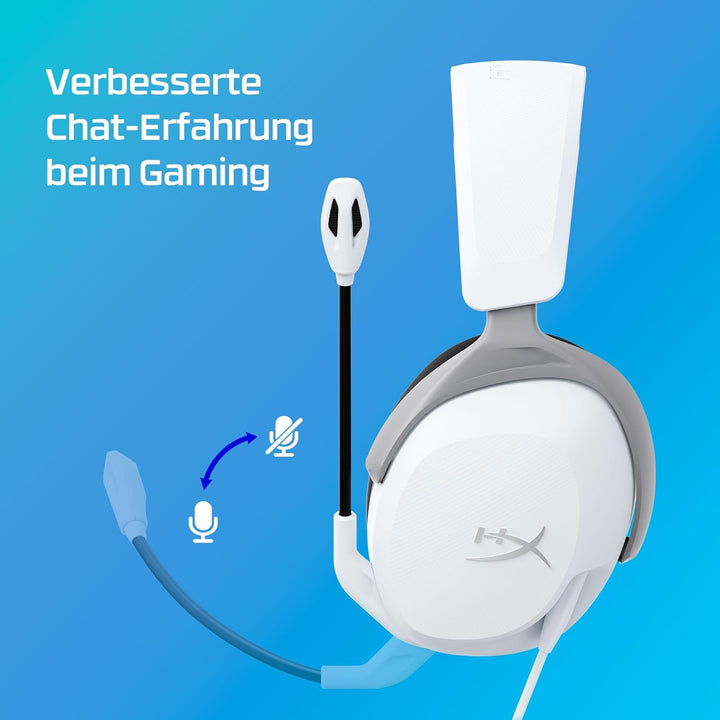 HyperX Cloud Stinger 2 Core Gaming-Headset für PlayStation, Over-Ear, 40mm-Treiber, Geräuschunterdrü