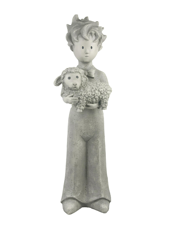 Vidroflor Kunststein Der Kleine Prinz - Prinz mit Schaf © Antoine de Saint-Exupéry, Klein, Leicht, B