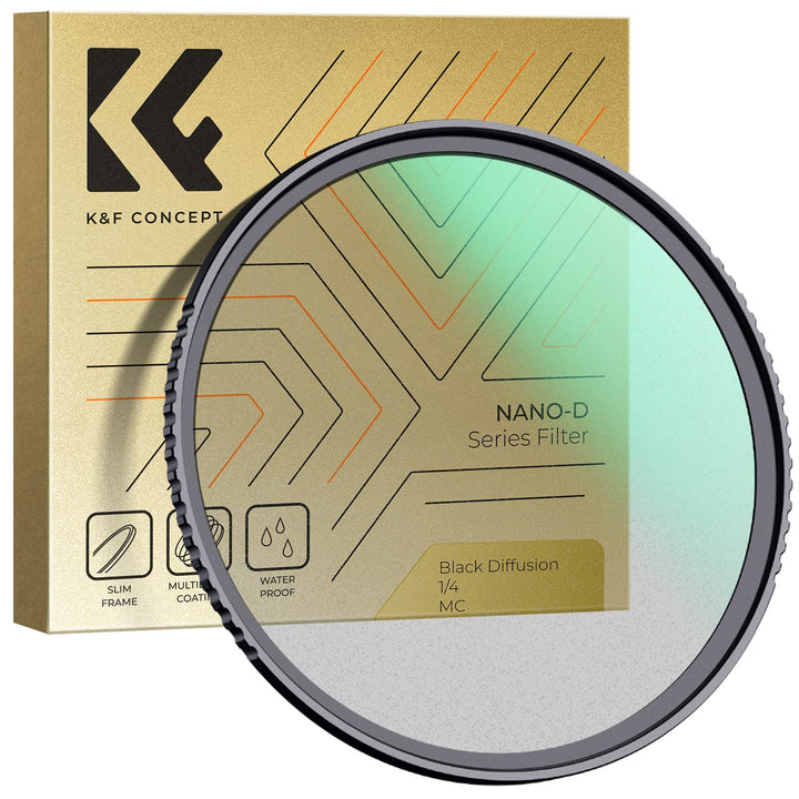 K&amp;F Concept Nano-D Serie Black-Mist 1/4 Filter 52mm Black Promist 1/4 Filter aus Optisches Glas mit