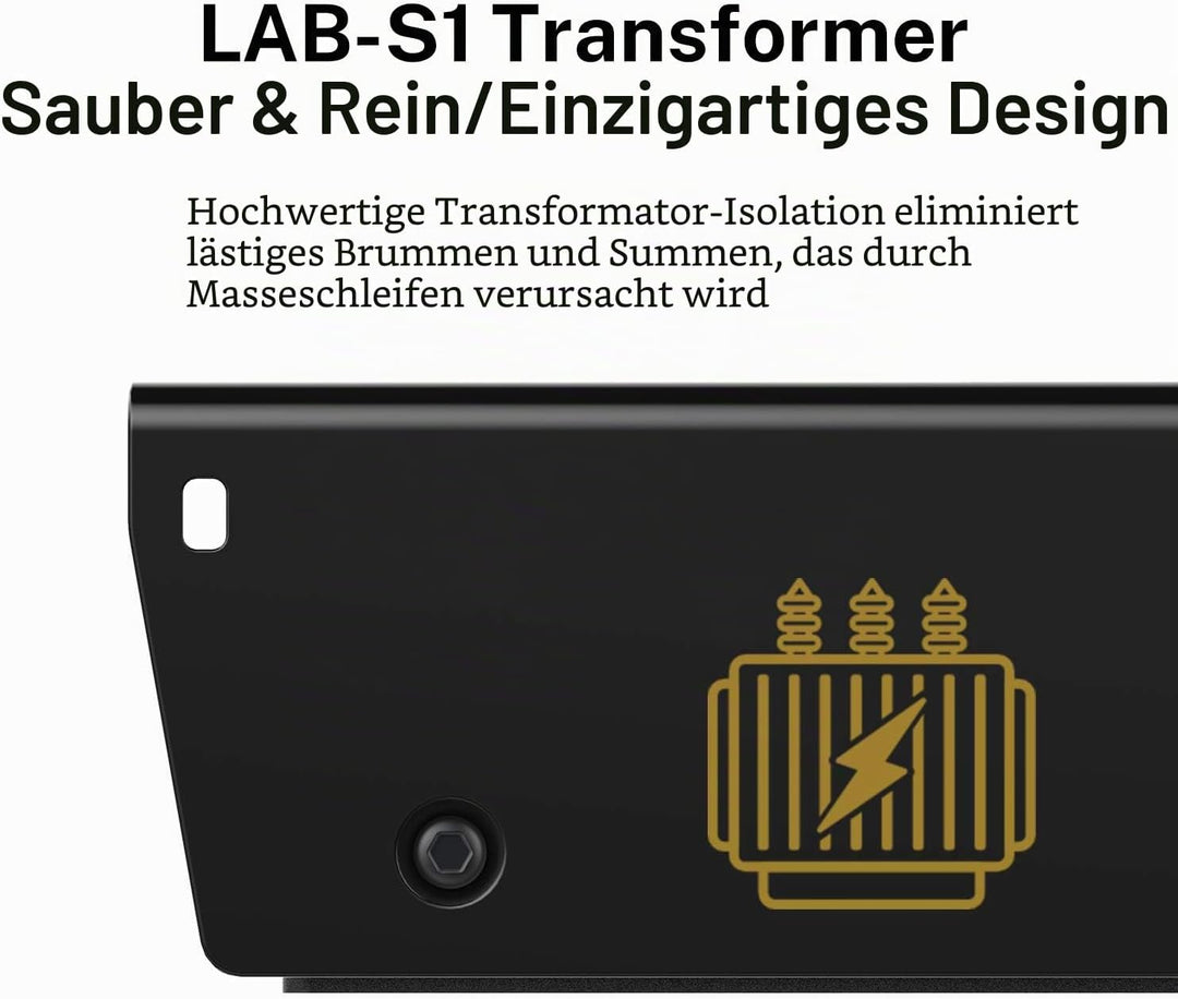 Donner Passive DI-Box Professional Passiv DI-Box zu symmetrischem und unsymmetrischem XLR (Special-Ⅰ