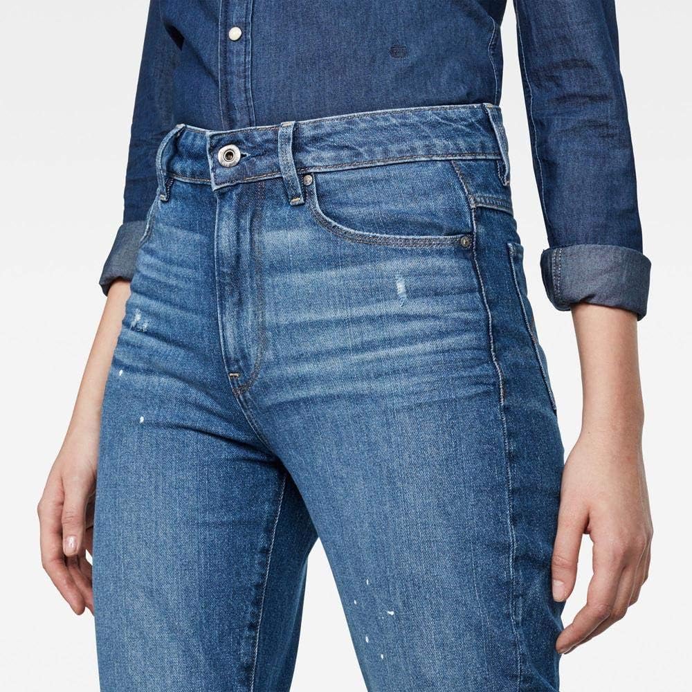 G-STAR RAW Damen Jeans 3301 Ultra High Waist Straight RippedG-STAR RAW Damen Jeans 3301 Ultra High W