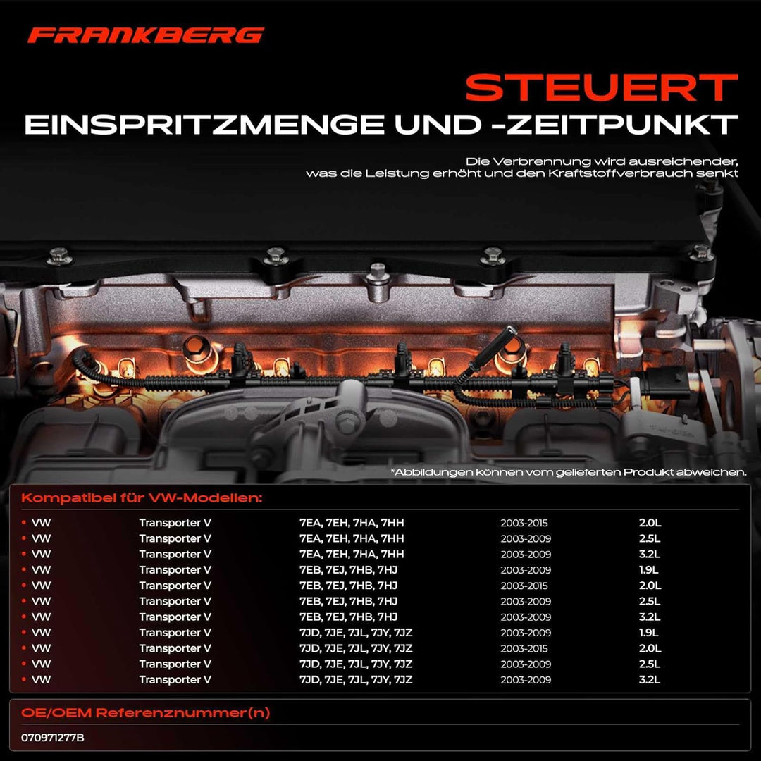 Frankberg Leitungssatz Kontaktbrücke Glühkerzen für M-u-l-t-i-v-a-n V 7EF Transporter V 7EA 7EB 7EJ