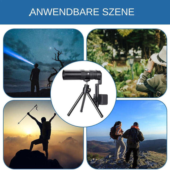 Tragbare Refraktor-Teleskope, Vision-Monokulare für Erwachsene | Vision-Monokulare mit hoher Vergrös