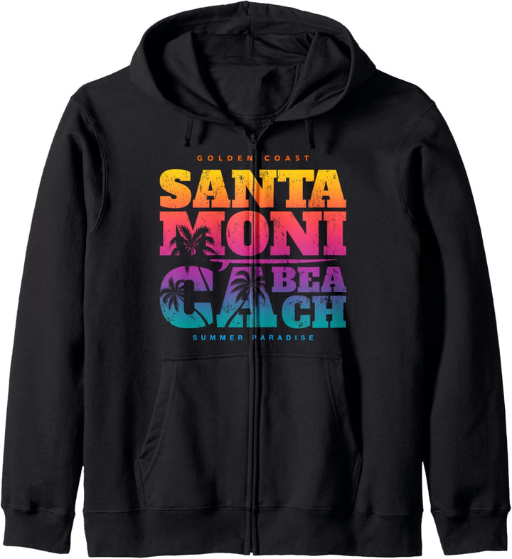 Los Angeles California Dreaming Shirts, Santa Monica Beach Kapuzenjacke