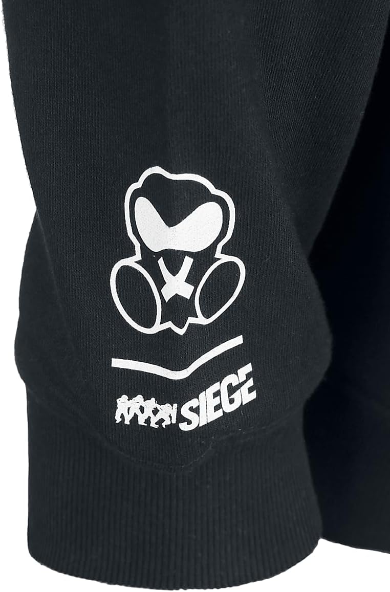 Six Siege Kapuzenpullover Operator Logo Nue offiziell Herren Schwarz Pullover XL Schwarz, XL Schwarz