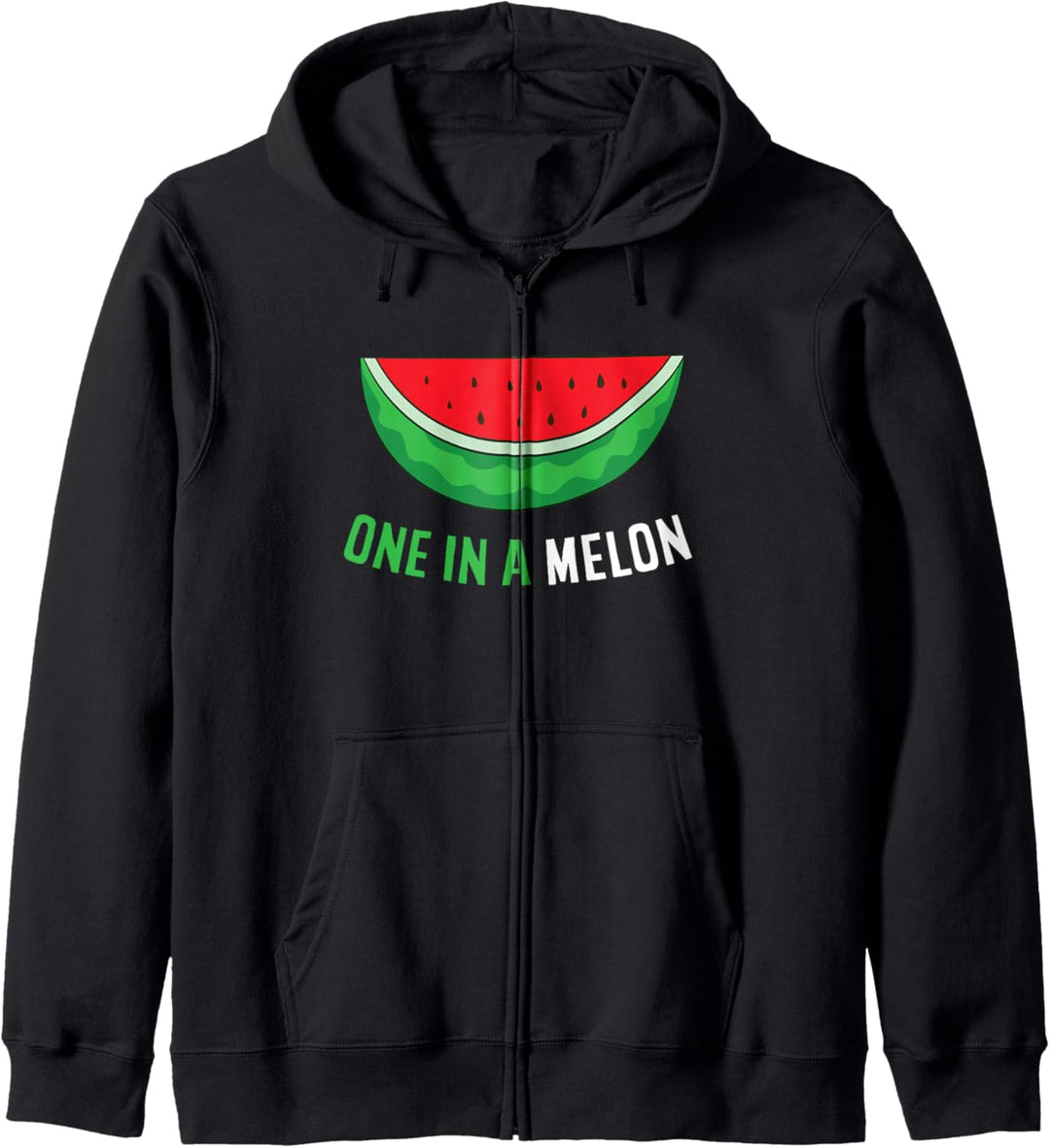 Sommer Wassermelone Melone Einer Aus Einer Melone Kapuzenjacke