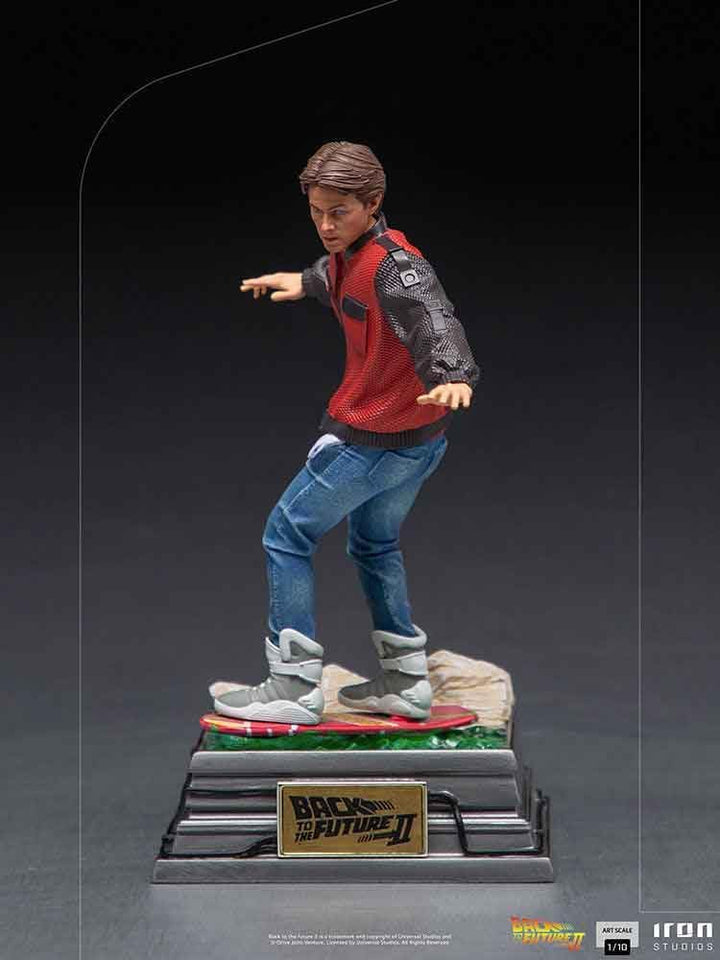 Iron Studios Back to The Future Marty McFly Hoverboard 1/10 Scale Statue Standard 1:10, 1:10