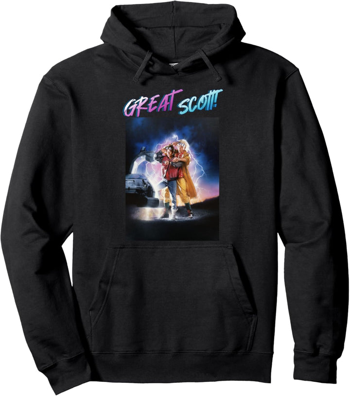 Back To The Future Great Scott Poster Pullover Hoodie