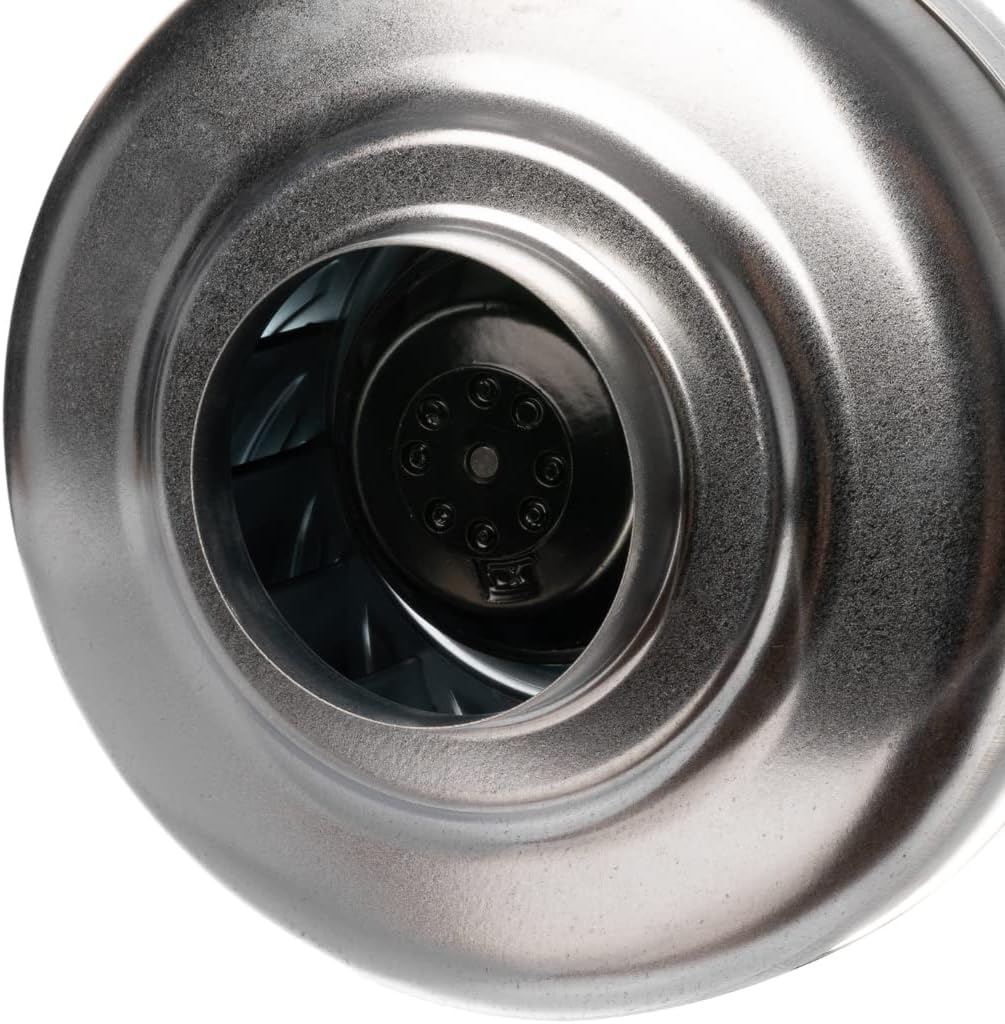 Europlast 100mm Rohrlüfter Rohrventilator Metall radial Abluftrohr Lüfter 379m³ Abluftventilator AKM