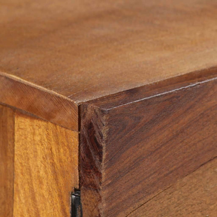 Festnight Sideboard Recyceltes Vintage Badschrank Mehrzweckschrank Massivholz Braun 110 x 30 x 75 cm