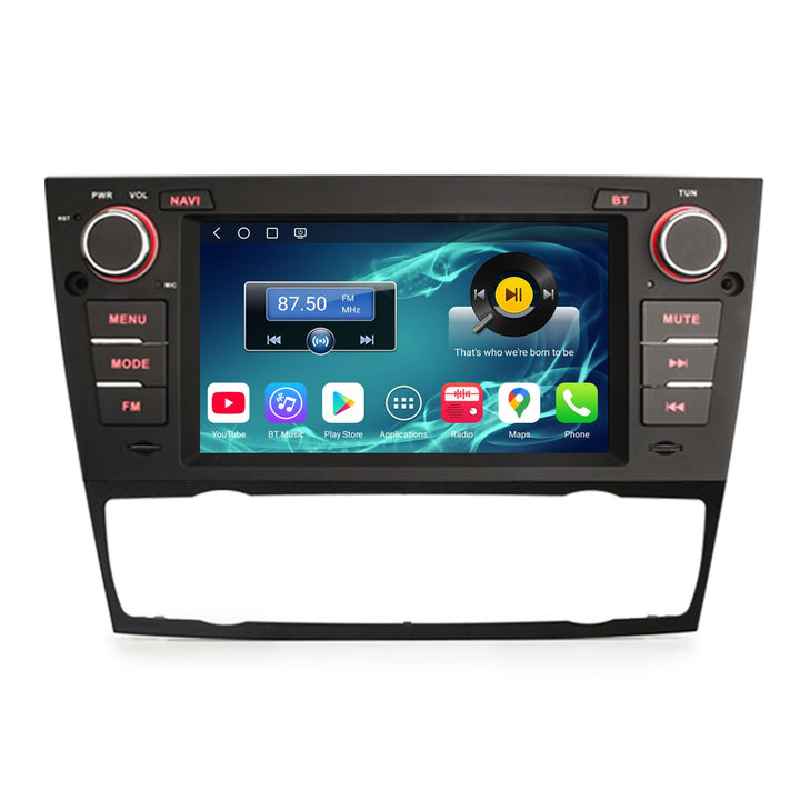 Erisin Qualcomm Android 14 4GB+64GB 8-Kern Autoradio Bluetooth GPS Navi für BMW 3er E90 E91 E92 E93