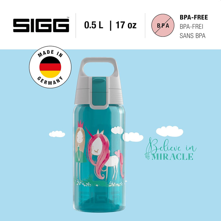 SIGG - Trinkflasche Kinder - Viva One - Für Kohlensäurehaltige Getränke Geeignet - Auslaufsicher - S