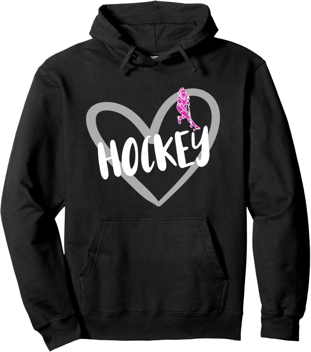 Feldhockey Hockey Herz Pullover Hoodie