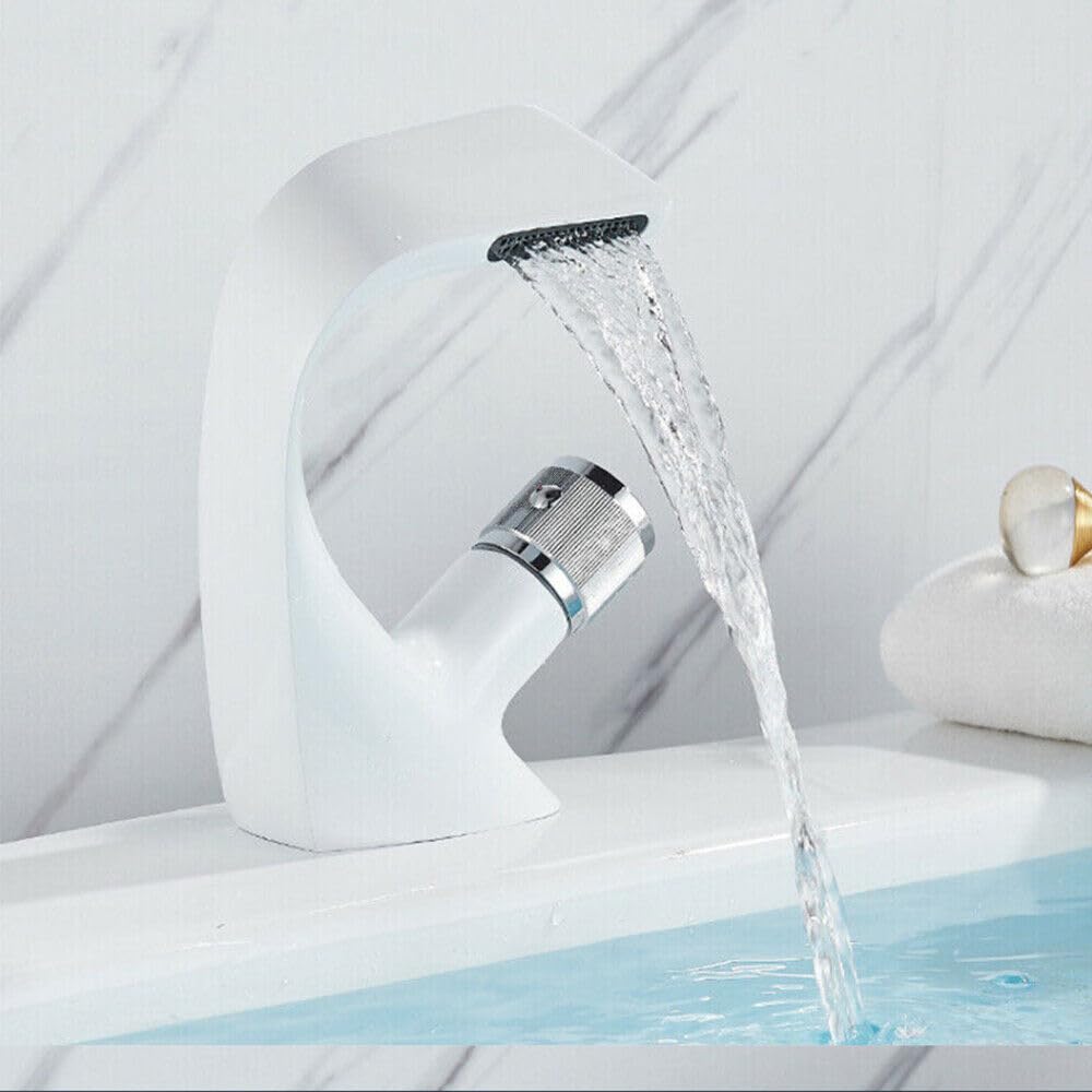 Wasserhahn Bad Wasserfall Mischhähne Waschtisch-Einhebelarmatur Modern Hotelbecken Waschtischarmatur