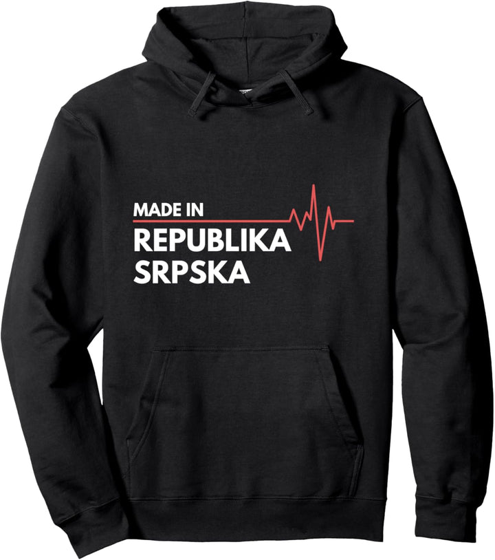 Made in Republika Srpska Nationalstolz Pullover Hoodie