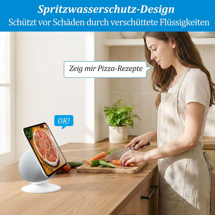PlusAcc Ständer für Show 11/8 (neueste Gen.) – Verstellbarer Tischhalter mit Neigungsfunktion und Ru